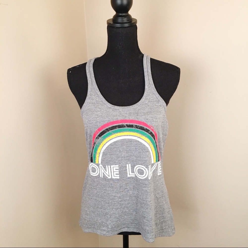 Chaser One Love Racerback tank